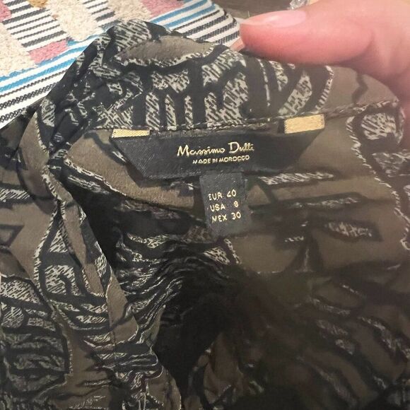 Massimo Dutti button down blouse 8 - Picture 7 of 8